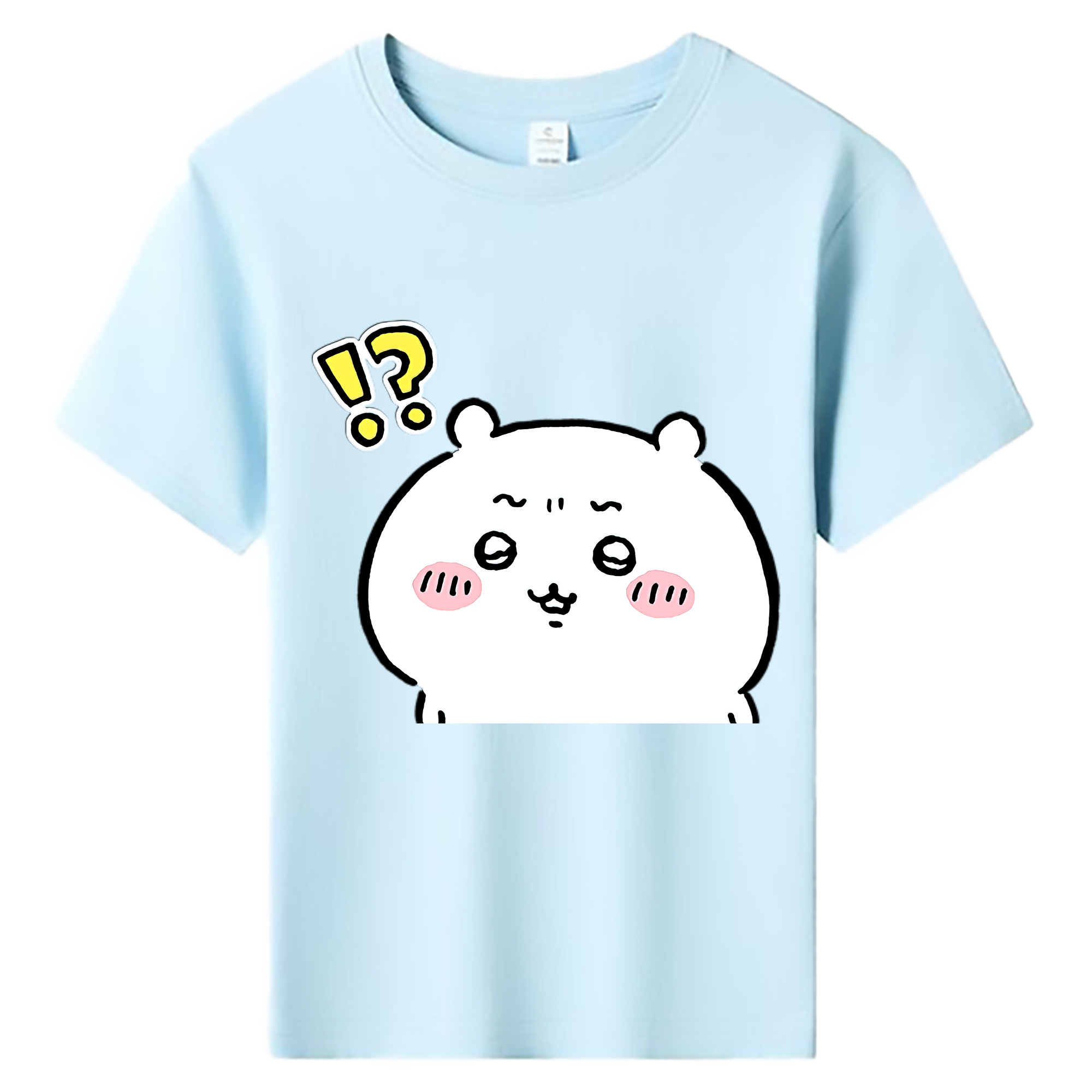 （画像用） ちいかわ ちいかわ Chii-kawa chiikawa 綿100％キッズTシャツ（フロントプリント）